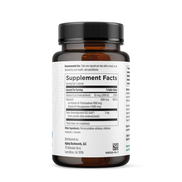 D-Immune Vitality back label