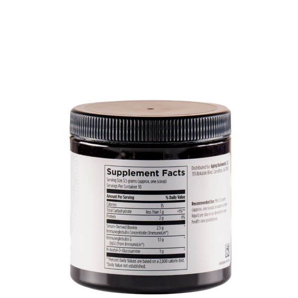 IgGI Gut Vitality back label