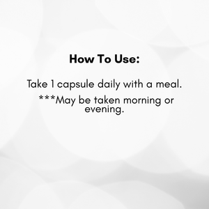 Text instructions on how to use a capsule with a white background