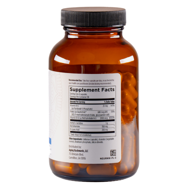 Neuro Revitalize back label